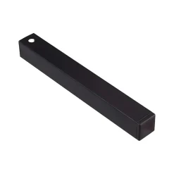 Lot de 4 pieds pour sommier en Métal sans roues couleur Noir - Hauteur 25 cm x 3 cm><noscript><img width=