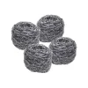 Lot de 4 éponges inox à récurer Fackelmann Tecno> New