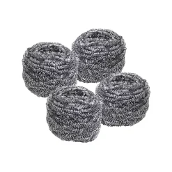 Lot de 4 éponges inox à récurer Fackelmann Tecno> New