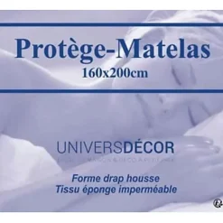 Univers Décor Lot de 2 Protèges matelas imperméable, absorbant et anti-acariens 160 x 200 cm* Protège Matelas