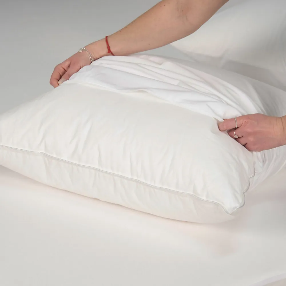 Lot de 2 protèges oreillers imperméables en jersey 50x70cm>Future Home Sale