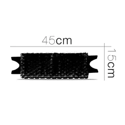 Lot de 2 recharge pour balai à plat, housse pour balai vapeur, rechange de nettoyage en microfibre -Longueur 45 x Profondeur 15 cm>Juanio Discount