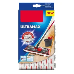 Juanio Lot de 4 recharge pour balai à plat, housse pour balai vapeur, rechange de nettoyage en microfibre -Longueur 45 x Profondeur 15 cm* Serpillère