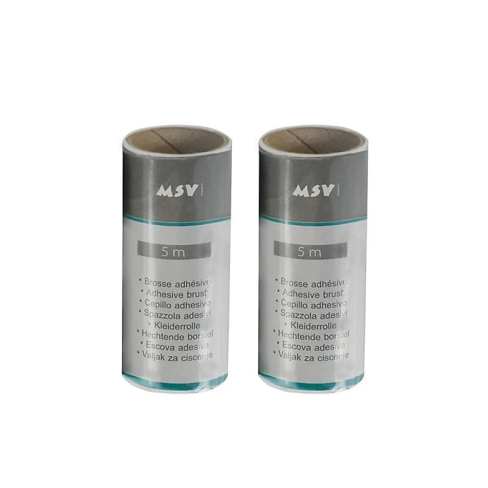 MSV Lot de 2 recharges adhesives 5m* Entretien Du Textile