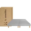 By Sommiflex. Lot de 2 Sommiers Tapissiers Gris 70x200 Ensemble 140x200 Fabrication Français* Sommier
