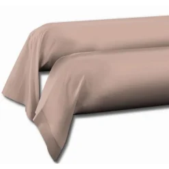 Lovely Home Lot de 2 taies de traversin - - LH71618 - 85 x 185 cm - Rose* Taie D'Oreiller
