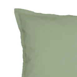 Lot de 2 taies d'oreiller en coton Sauge 65x65 cm STUDIO><noscript><img width=