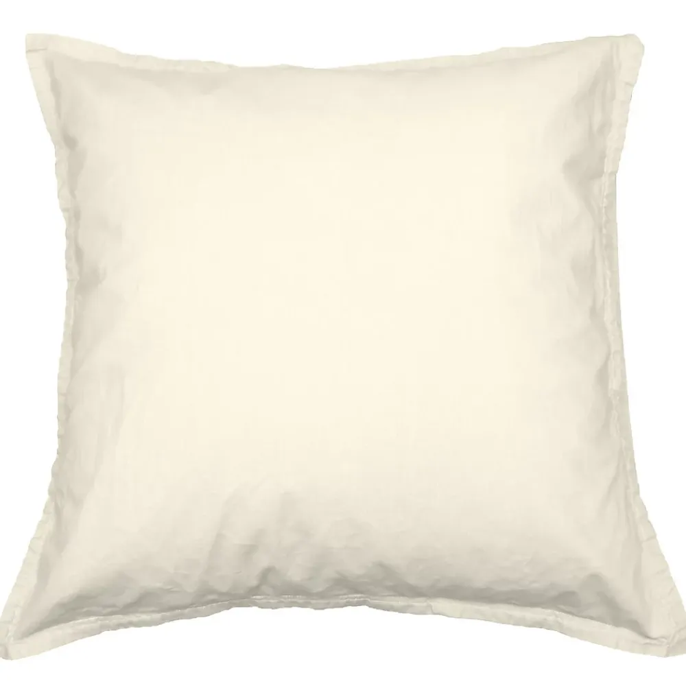 Sensei Maison Lot de 2 taies d'oreiller en coton Ecru 65x65 cm STUDIO* Taie D'Oreiller