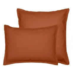 Sensei Maison Lot de 2 taies d'oreiller en flanelle de coton Auburn 65x65 cm KLAPPEN* Taie D'Oreiller
