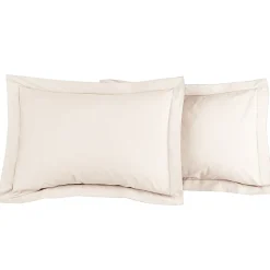 Lot de 2 taies d'oreiller en percale de coton Petale 50x70 cm SOFT PERCALE>Sensei Maison Clearance
