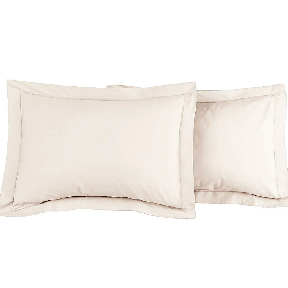 Lot de 2 taies d'oreiller en percale de coton Petale 50x70 cm SOFT PERCALE>Sensei Maison Clearance
