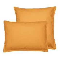 Sensei Maison Lot de 2 taies d'oreiller en coton Caramel 65x65 cm STUDIO* Taie D'Oreiller