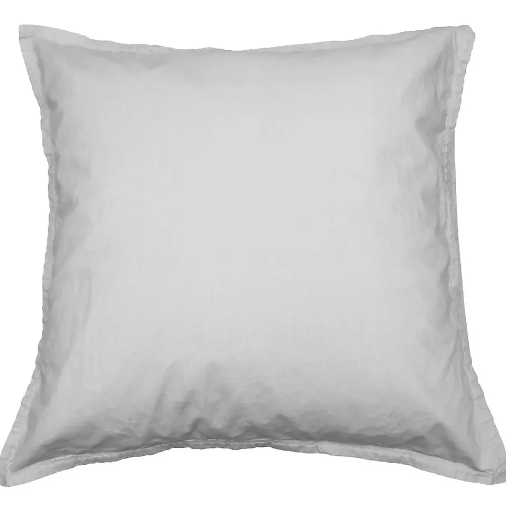 Sensei Maison Lot de 2 taies d'oreiller en coton Gris Perle 65x65 cm STUDIO* Taie D'Oreiller
