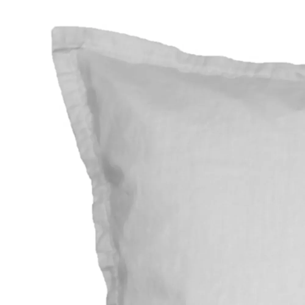 Sensei Maison Lot de 2 taies d'oreiller en coton Gris Perle 65x65 cm STUDIO* Taie D'Oreiller