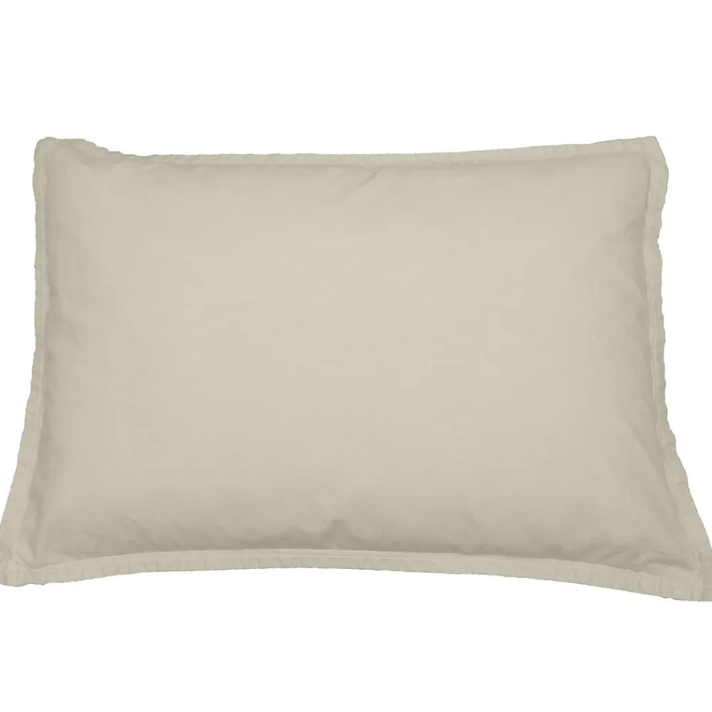 Lot de 2 taies d'oreiller en flanelle de coton Ficelle 50x70 cm KLAPPEN>Sensei Maison Outlet