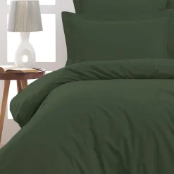 Sensei Maison Lot de 2 taies d'oreiller en percale de coton Eucalyptus 50x70 cm SOFT PERCALE* Taie D'Oreiller