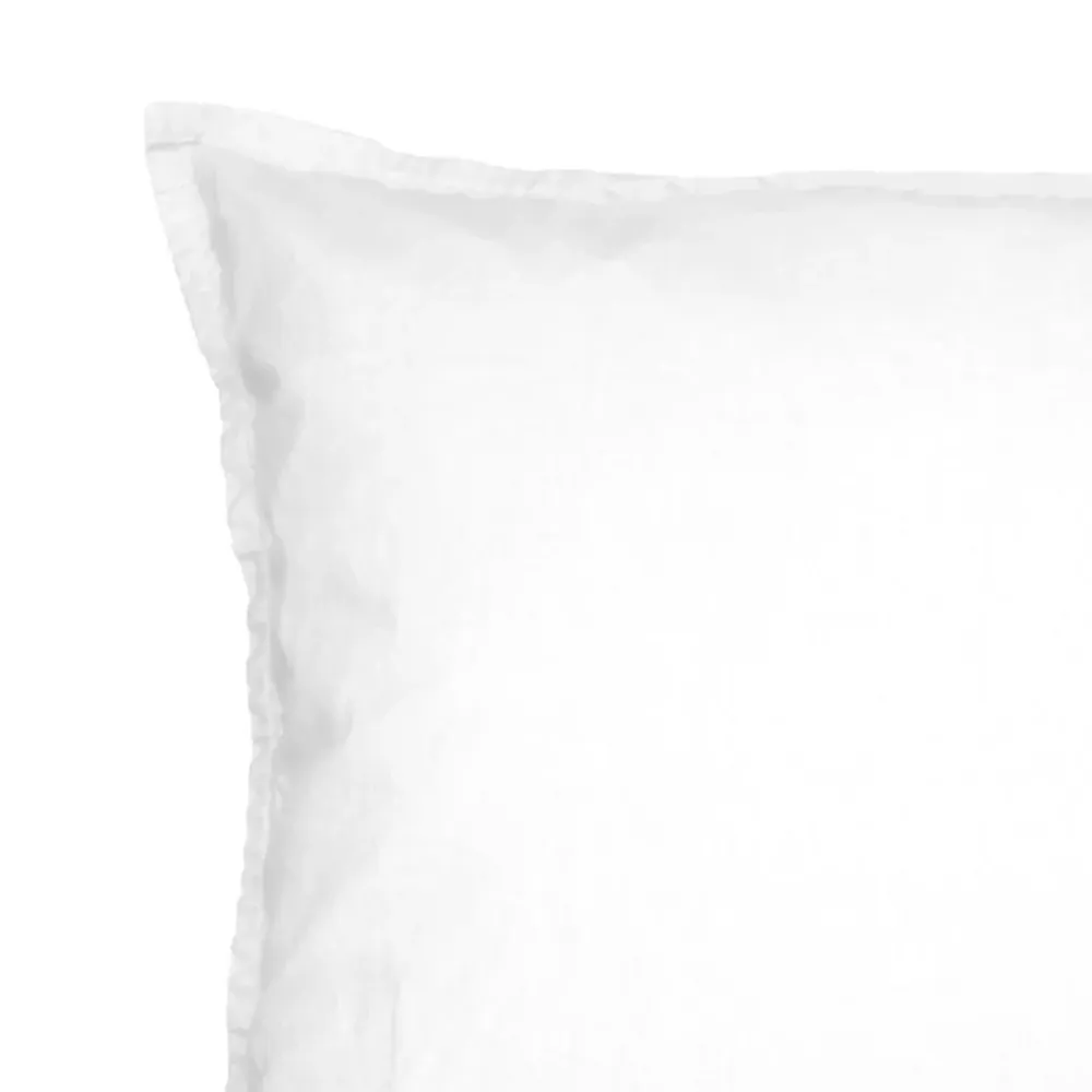 Sensei Maison Lot de 2 taies d'oreiller en coton Blanc 50x70 cm STUDIO* Taie D'Oreiller