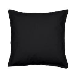 Lot de 2 taies d'oreiller en flanelle de coton Anthracite 65x65 cm KLAPPEN>Sensei Maison