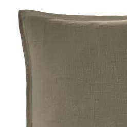 Sensei Maison Lot de 2 taies d'oreiller en gaze de coton Noisette 50x70 cm LOFT* Taie D'Oreiller