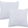 Lot de 2 taies d'oreiller Palace pur coton teint lavé 63 fils/cm² - Palace Neige - Lot de 2 taies d'oreiller 65 x 65 c>Vent Du Sud Best