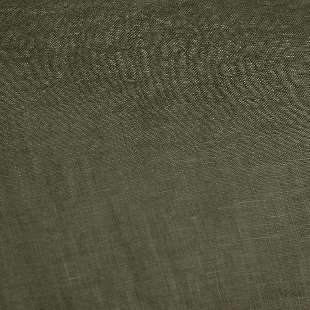 Meubletmoi Lot de 2 taies d'oreillers 60 x 60 cm en lin lavé vert - LUISA* Taie D'Oreiller