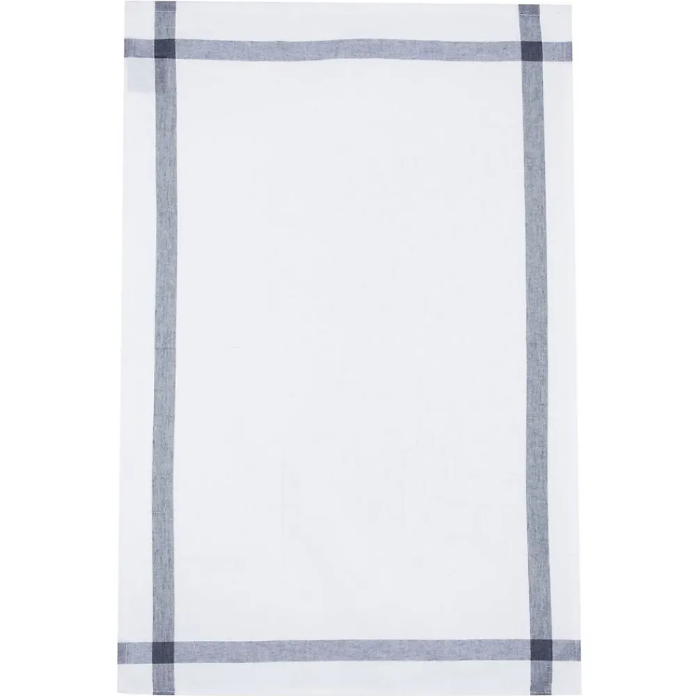 Atmosphera Créateur D'Intérieur Lot de 2 torchons imprimés - coton - bleu - 45x70 cm - Atmosphera* Boutis, Couvre-Lit, Édredon