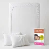 Lot Protège-Matelas 140x190 + 2 Protège-Oreillers 65x65 - Bouclette Éponge Coton Absorbante>Sweetnight Sale