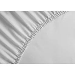Drap Housse 100% coton 90x190x25 cm blanc>Lovely Home Clearance