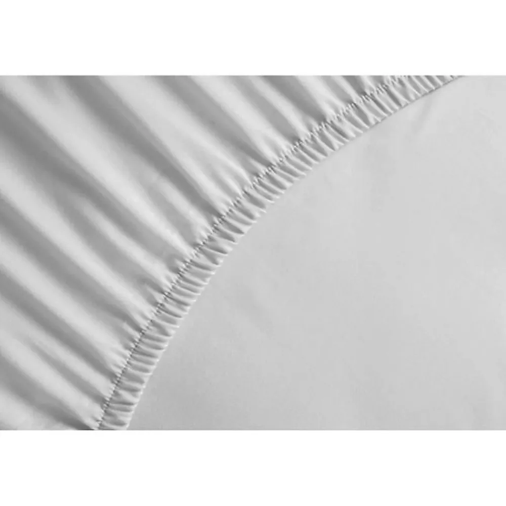 Lovely Home Drap Housse 100% coton 140x190x25 cm blanc* Drap Housse|Drap Housse