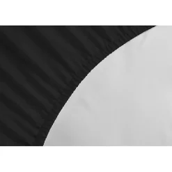 Drap Housse 100% Coton 160x200cm - Bonnet 35cm - Noir><noscript><img width=