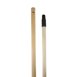GoodHome Manche à balai en bois L.117 cm* Balai Et Tête De Balai