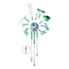 Leifheit Manche Télescopique 145 a 400 cm 41523 , manche a balais réglable et extensible, Click-system , pour nettoyage sols, v* Balai Et Tête De Balai