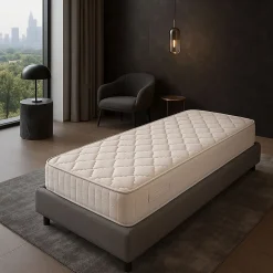 King Of Dreams Matelas 20 cm 90x190 - Tissu Ignifugé - Soutien Très Ferme - Mousse Poli Lattex Indéformable - anti feu 90 190* Matelas