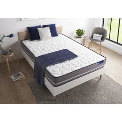 Matelas Latex et mémoire de forme - Confort : Ferme><noscript><img width=