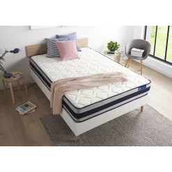 Matelas Latex et mémoire de forme - Confort : Ferme><noscript><img width=
