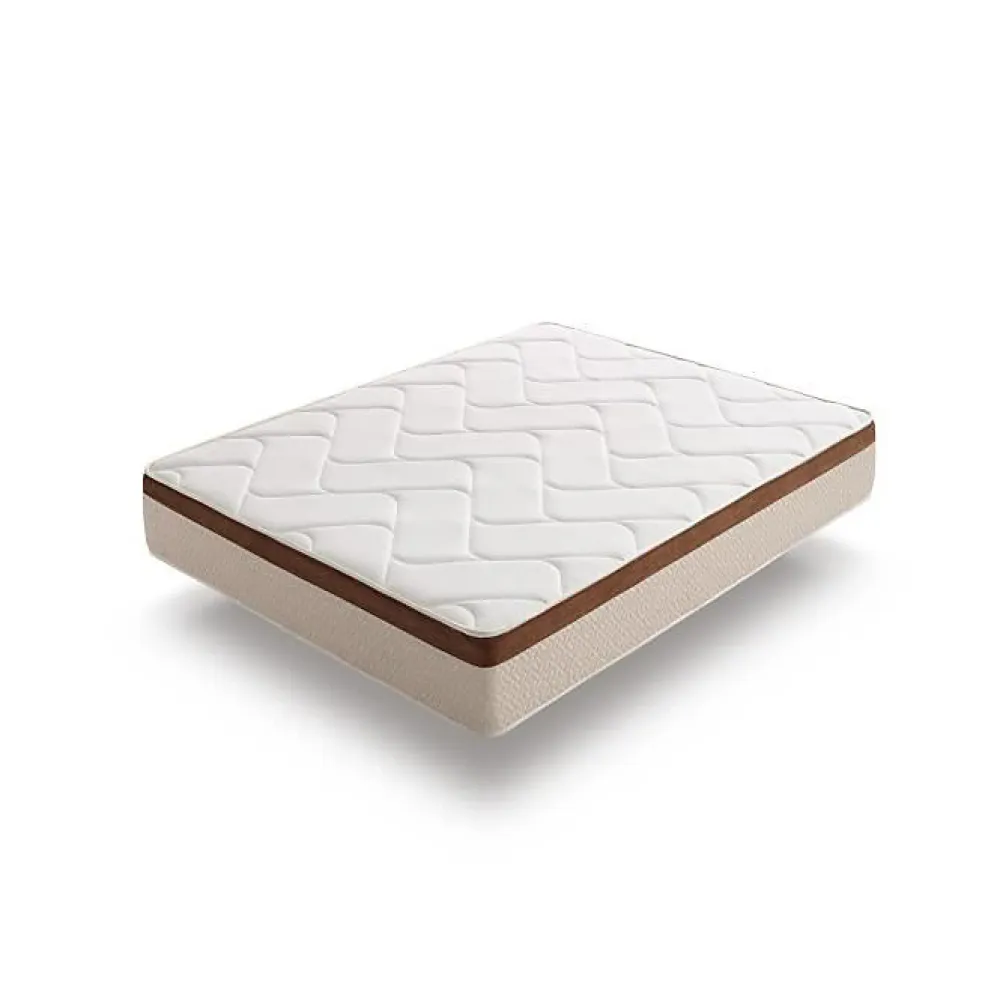 Eccox Matelas à mémoire de forme - BIO CONFORT - 70x190 cm - 25 cm d'épaisseur - Anti-acarien - Silencieux* Matelas