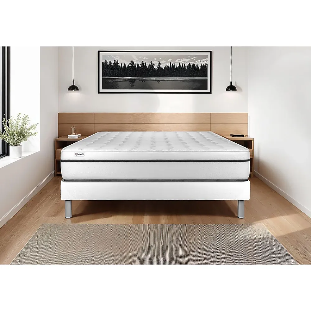 Vitalit Matelas Mousse polyuréthane à mémoire de forme - Confort : Ferme* Matelas