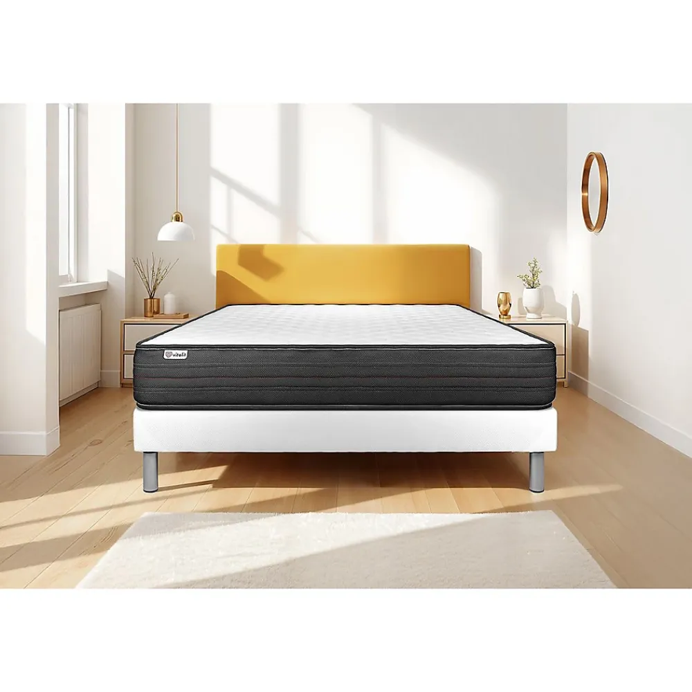 Vitalit Matelas Mousse polyuréthane à mémoire de forme - Confort : Ferme* Matelas