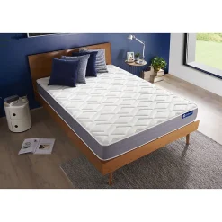 Matelas Ressorts ensachés et mémoire de forme - Confort : Mi-ferme><noscript><img width=