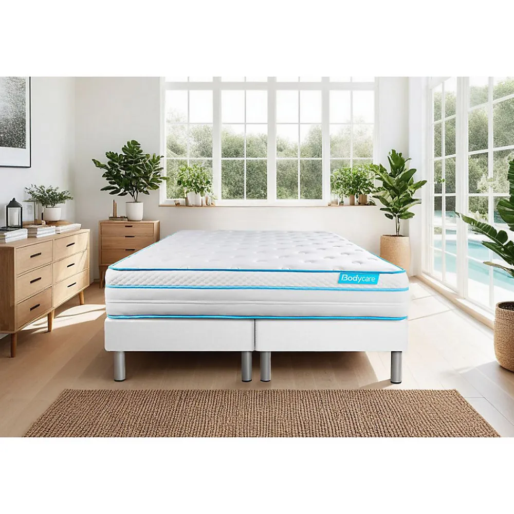 Bodycare Matelas Ressorts ensachés et mémoire de forme - Confort : Ferme* Matelas