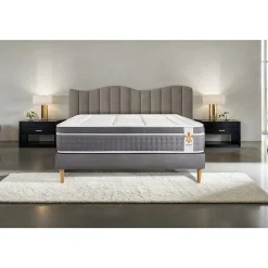 Matelas Ressorts ensachés et mémoire de forme - Confort : Equilibré>Litier Deluxe New