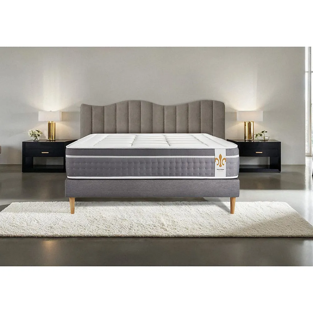 Matelas Ressorts ensachés et mémoire de forme - Confort : Equilibré>Litier Deluxe New