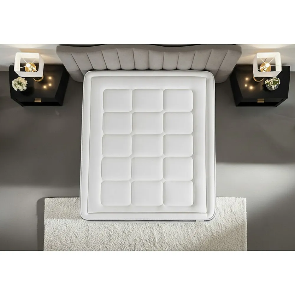 Matelas Ressorts ensachés et mémoire de forme - Confort : Equilibré>Litier Deluxe New