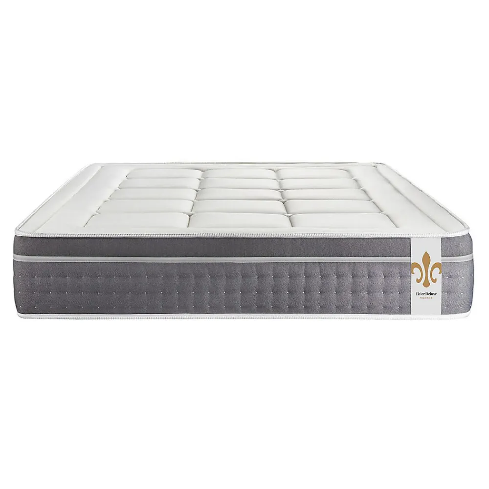 Matelas Ressorts ensachés et mémoire de forme - Confort : Equilibré>Litier Deluxe New