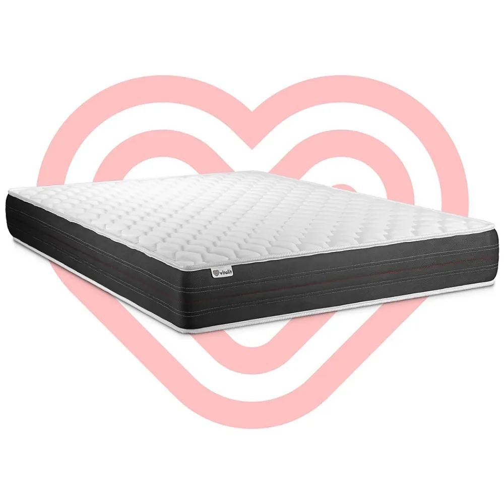 Vitalit Matelas Ressorts ensachés - Confort : Ferme* Matelas