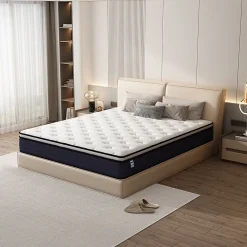Matelas à Ressorts ensachés 140x190cm, 25 cm d'épaisseur><noscript><img width=