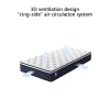 Teeno Matelas à Ressorts ensachés 90x190cm, 25 cm d'épaisseur* Matelas