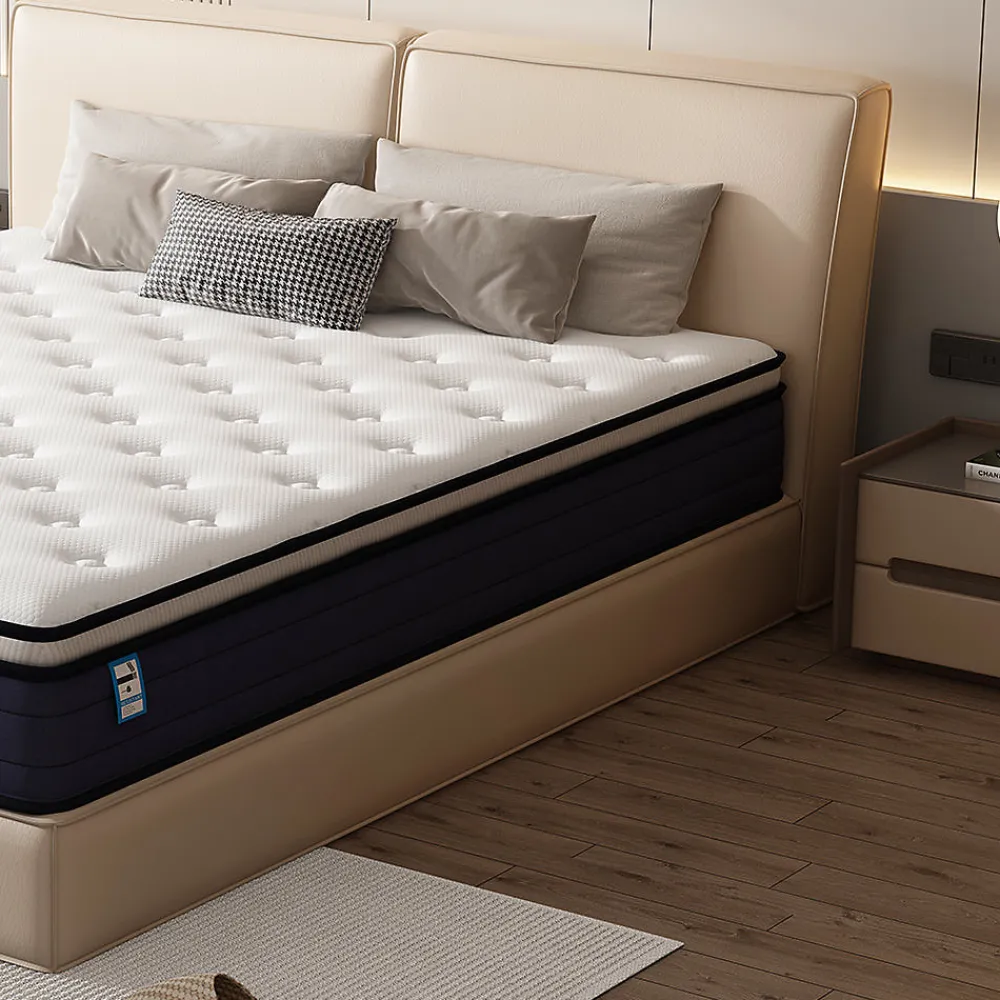Teeno Matelas à Ressorts ensachés 90x190cm, 25 cm d'épaisseur* Matelas