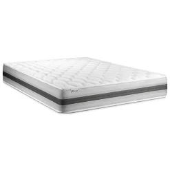 Matelas Ressorts ensachés et mémoire de forme - Confort : Equilibré><noscript><img width=