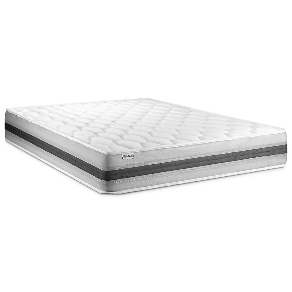 Matelas Ressorts ensachés et mémoire de forme - Confort : Equilibré>Vitalit New